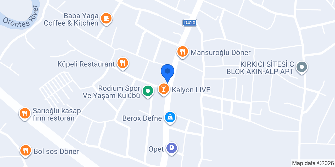 Güleroğlu Baklava LTD. ŞTİ. Harbiye Yolu konumu
