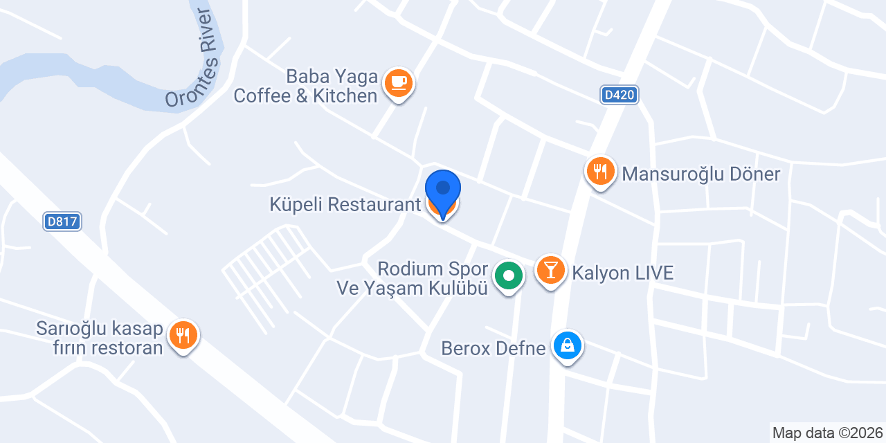 Küpeli Restaurant konumu