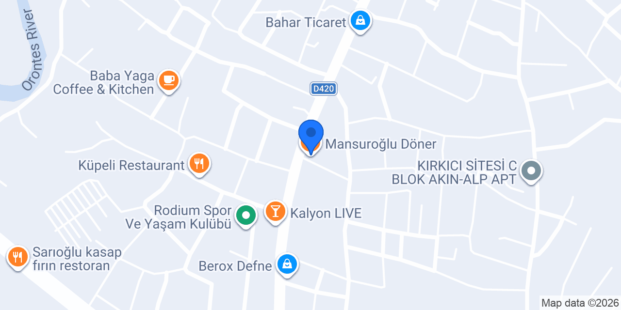 Mansuroğlu Döner konumu