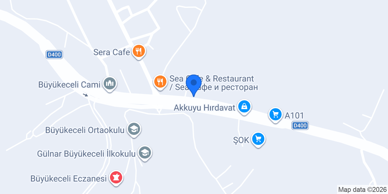 Büyükeceli Özkaymak Yazıhanesi konumu