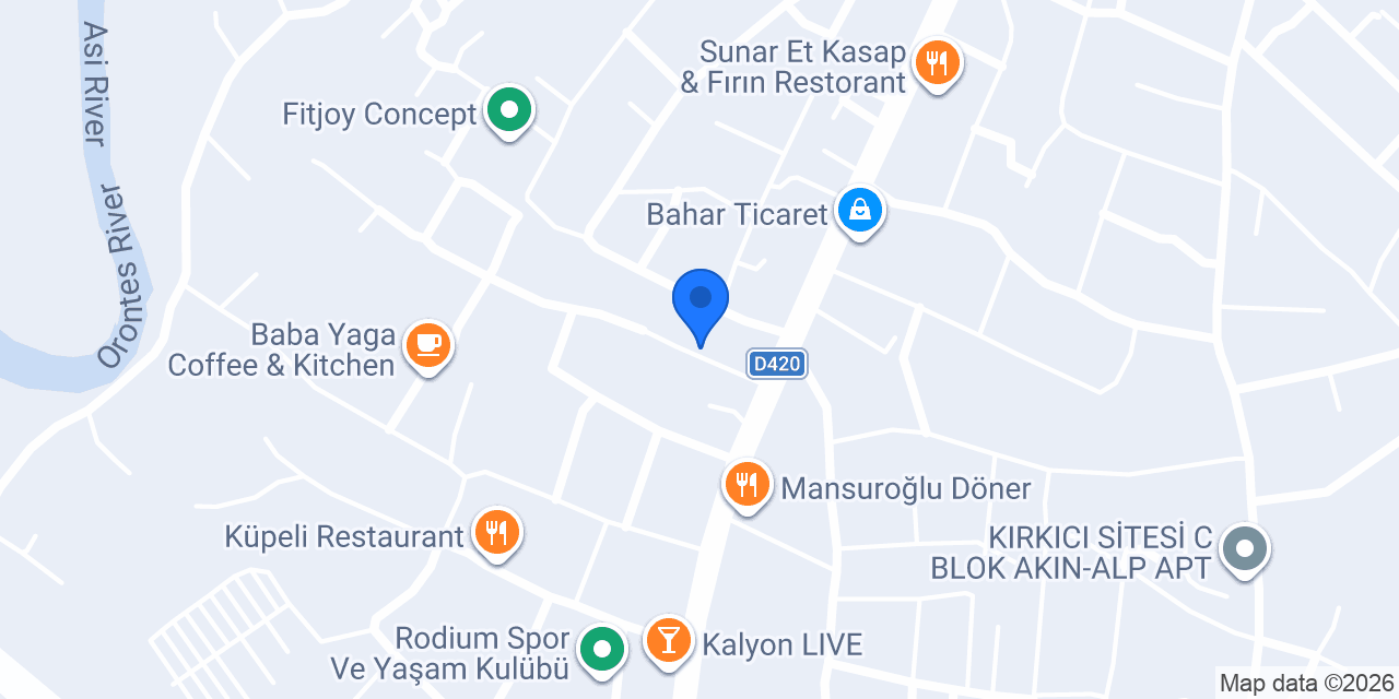 Vosvos Meyhane&Kebap Evi konumu
