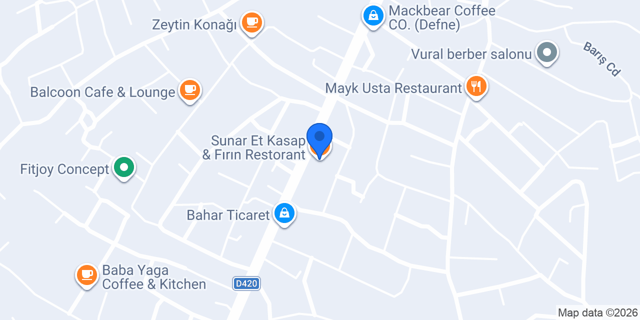 Sunar Et Kasap & Fırın Restorant konumu