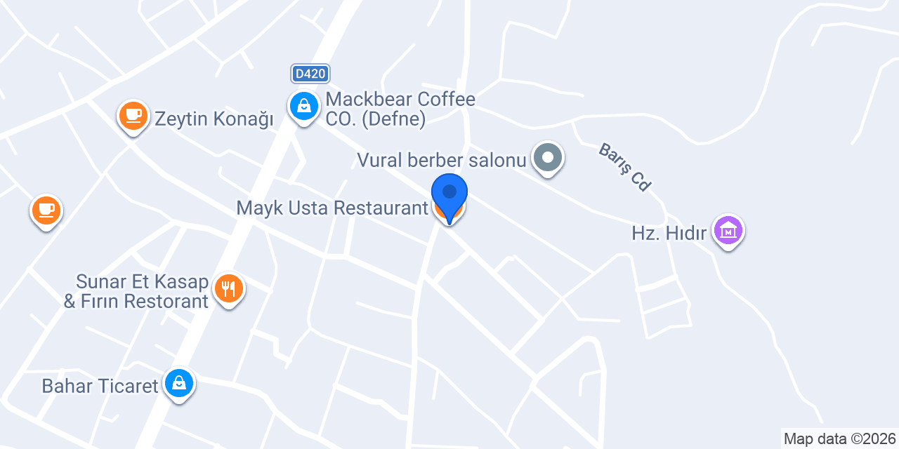 Mayk Usta Restaurant konumu