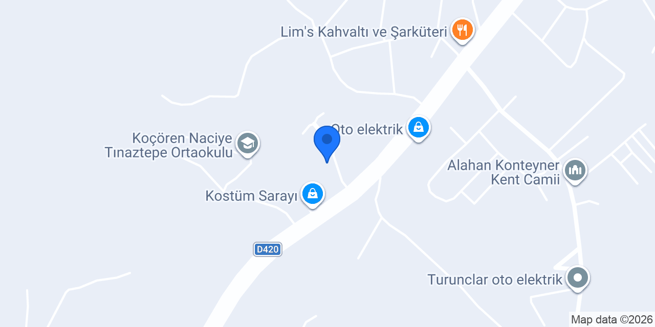 Gülhan Kuaför konumu