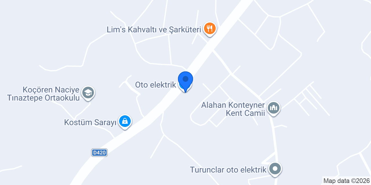 Oto elektrik konumu