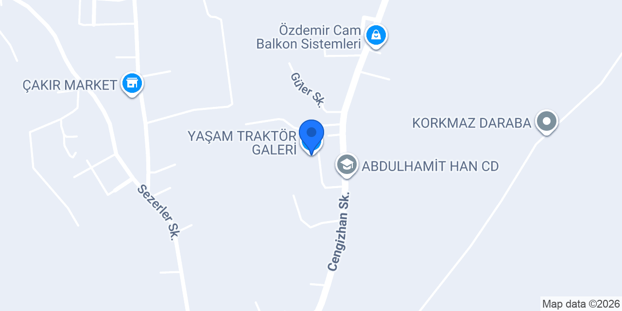 YAŞAM TRAKTÖR GALERİ konumu