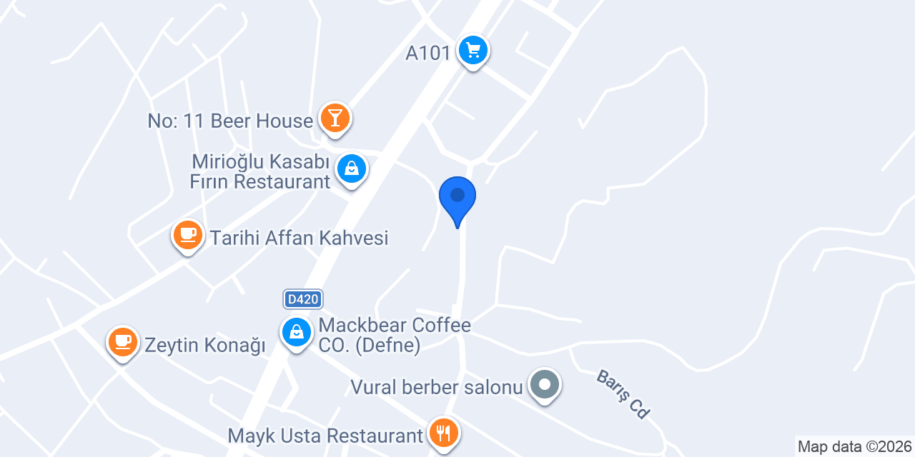 İz Atölye Antakya konumu