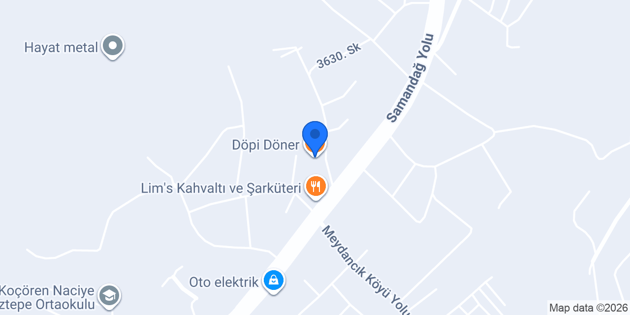 Döpi Döner konumu