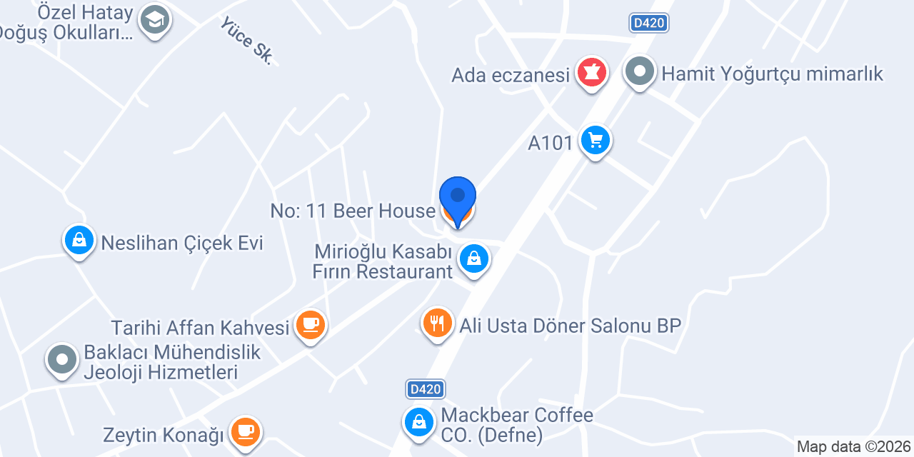 No: 11 Beer House konumu