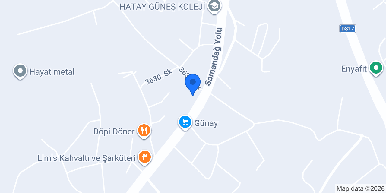 HATAY HOME ROYAL AVM konumu