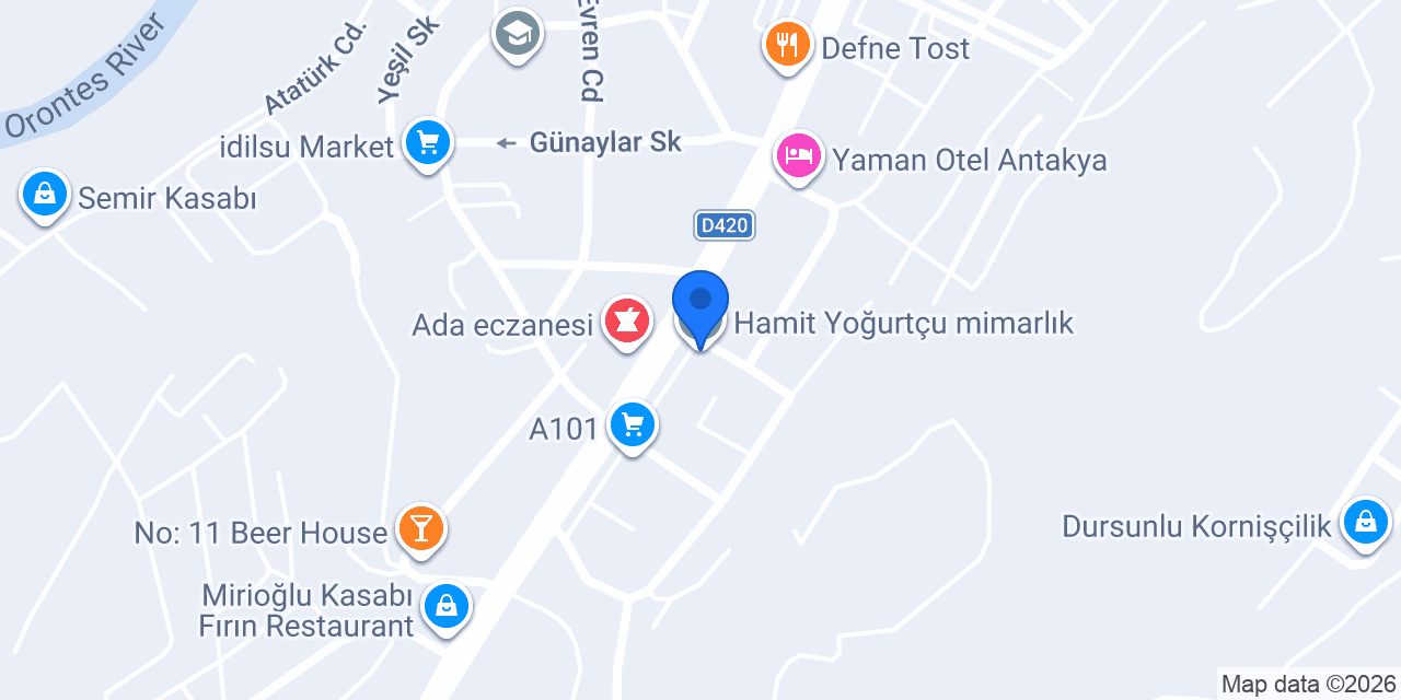 Hamit Yoğurtçu mimarlık konumu
