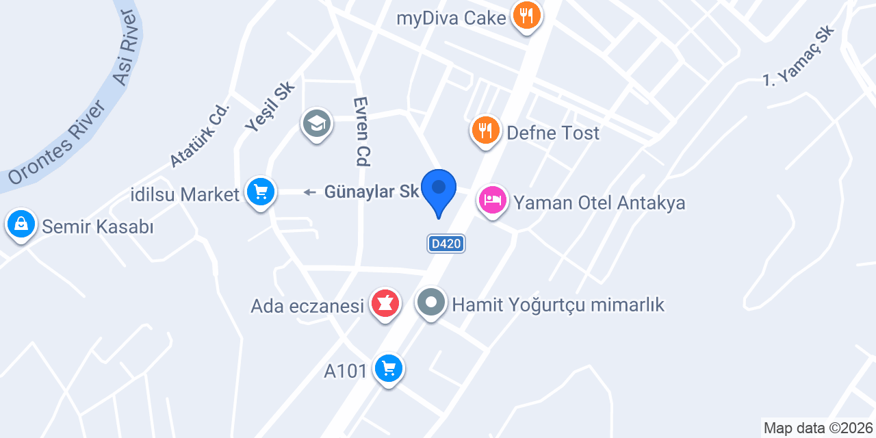 İbrahim Göksu erkek kuaförü konumu