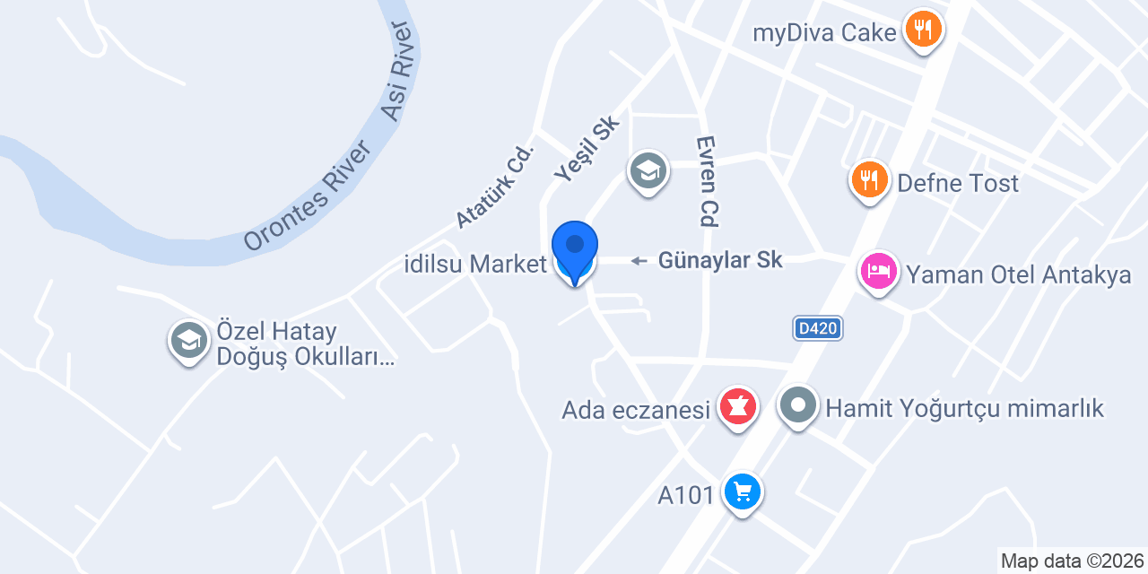 idilsu Market konumu