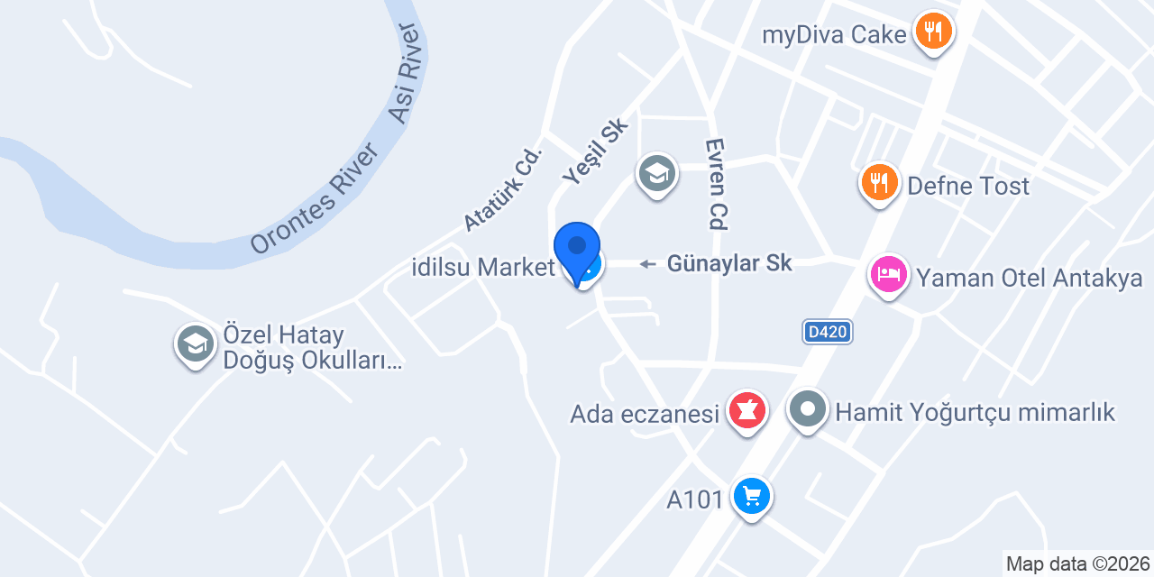 İDİLSU İNŞAAT konumu