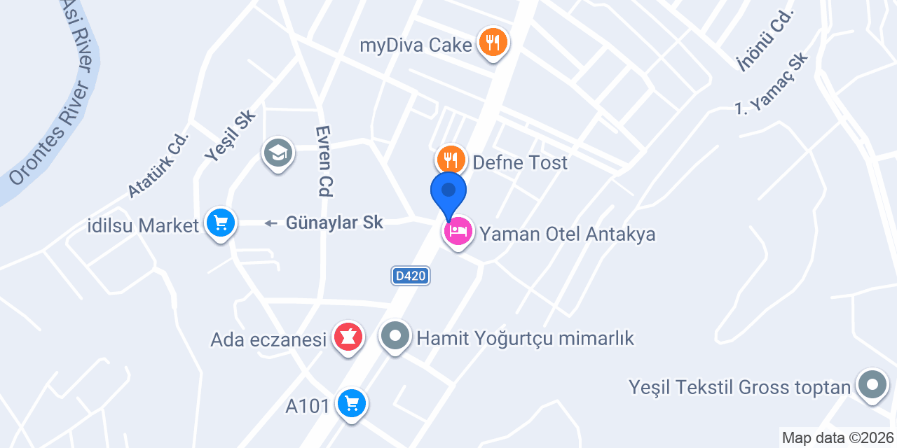 Yaman Restaurant konumu