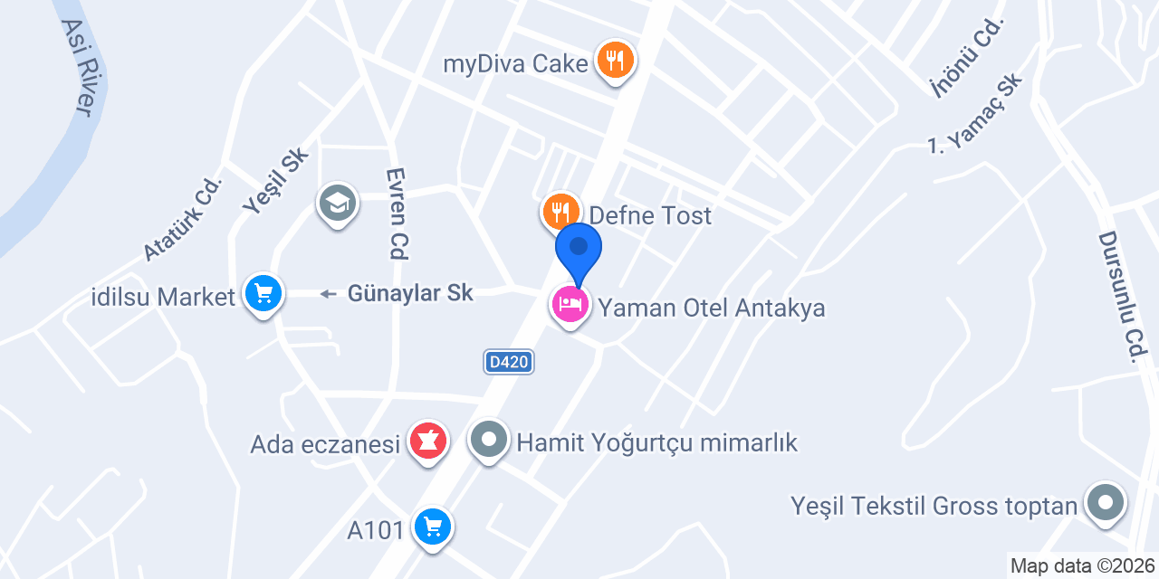 By Kemal Köfte Antakya konumu