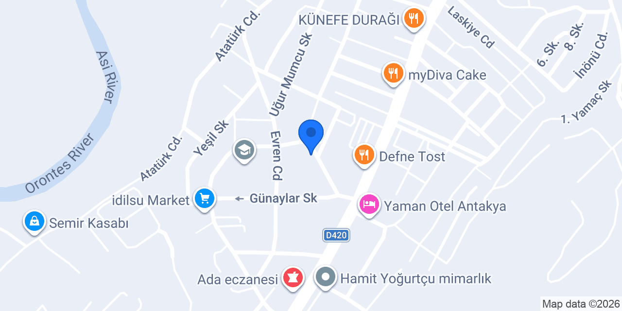 A TERAPİ PSİKOLOJİK DANIŞMANLIK MERKEZİ konumu