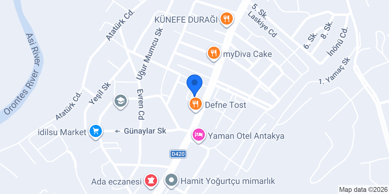 Salon NEFERTİTİ konumu