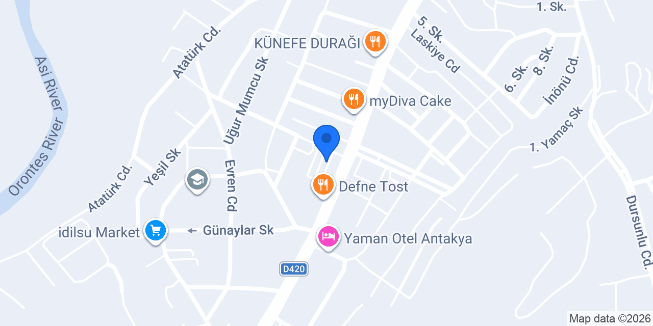 Antakya Aytaç Çiçekçilik konumu