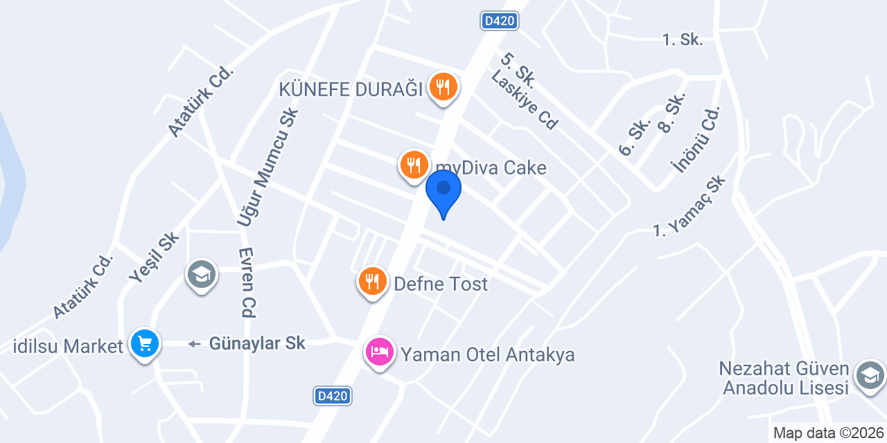 Orhan baba kebap salonu konumu