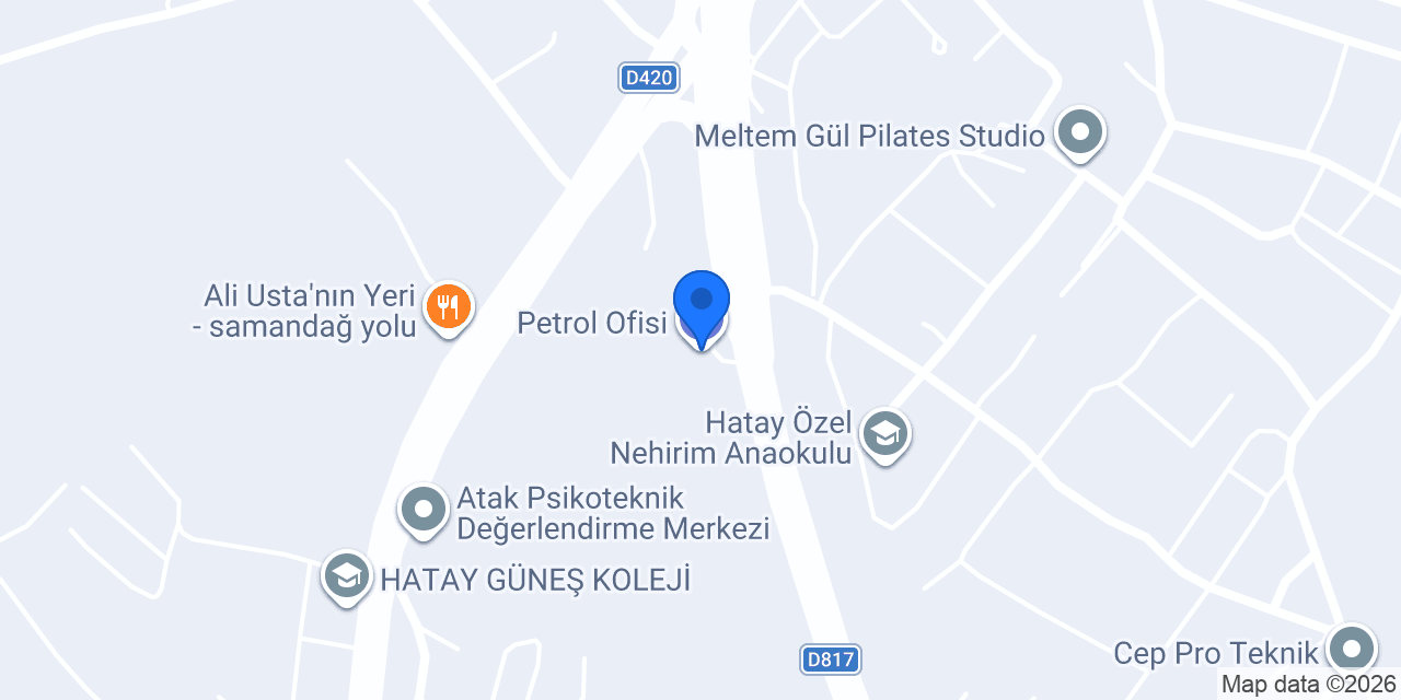 Petrol Ofisi konumu