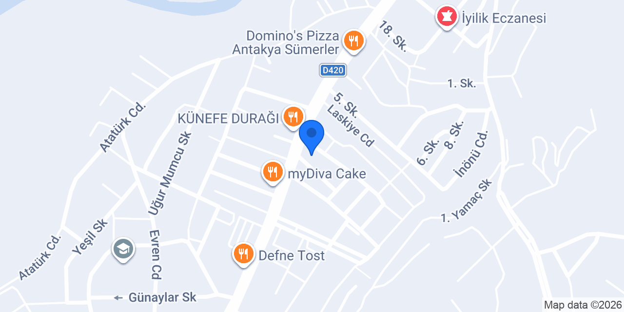 Chicken Döner konumu