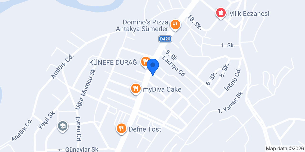 Özkara Mobilya konumu
