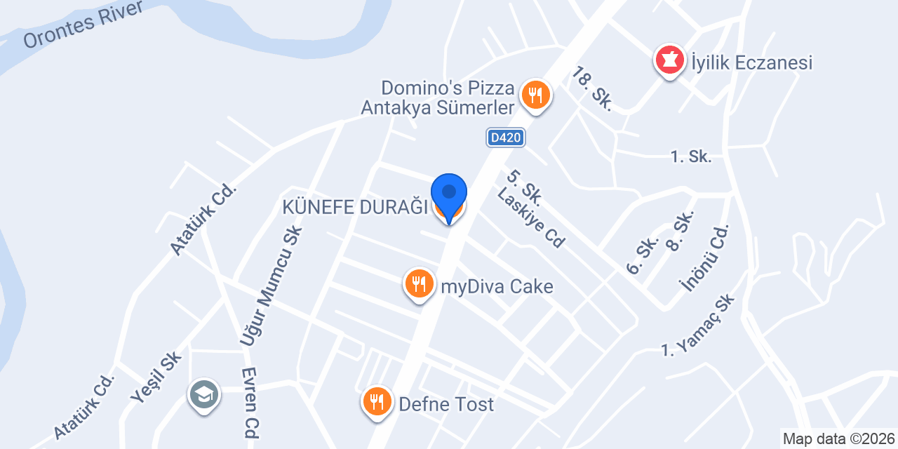 KÜNEFE DURAĞI konumu