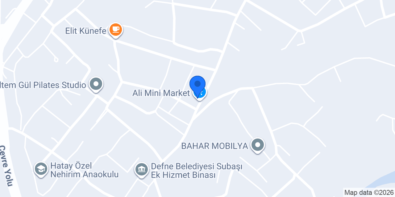Oriflam Zerif Bilgin Hatay Antakya Defne konumu