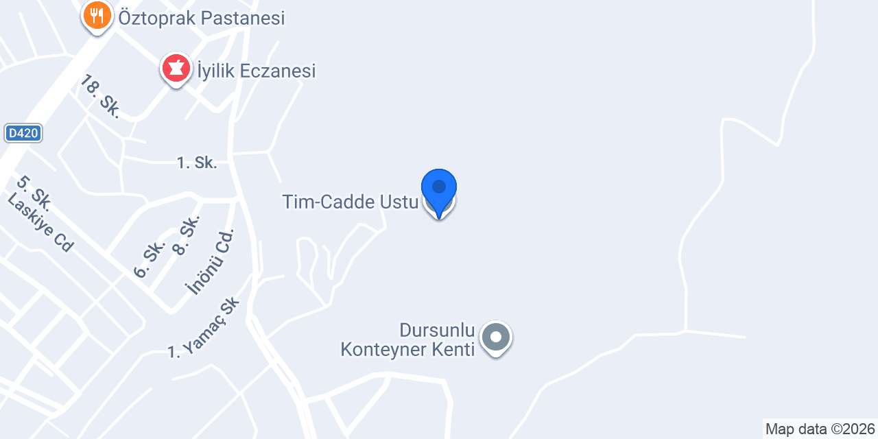 Tim-Cadde Ustu konumu