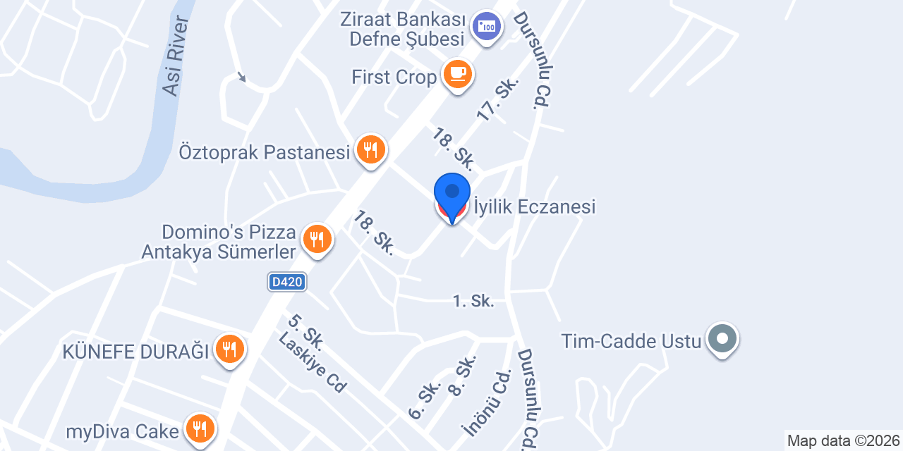 İyilik Eczanesi konumu