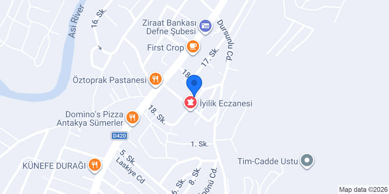 Elektirikçi antakya konumu