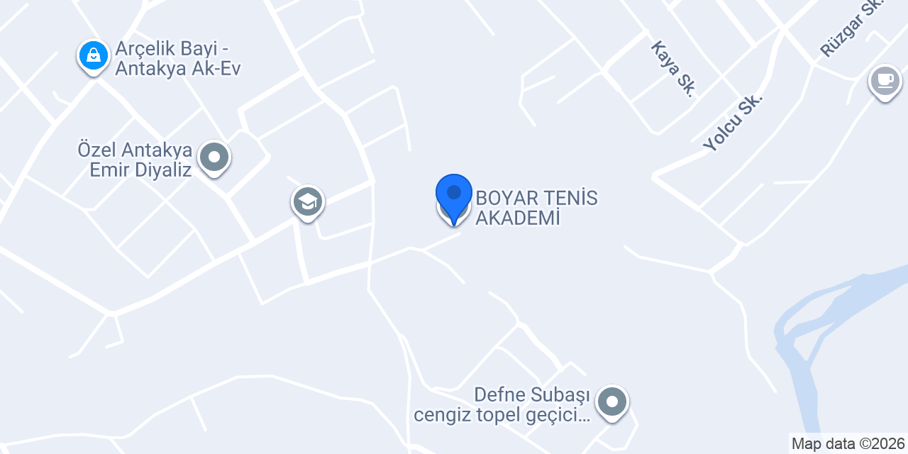 BOYAR TENİS AKADEMİ konumu