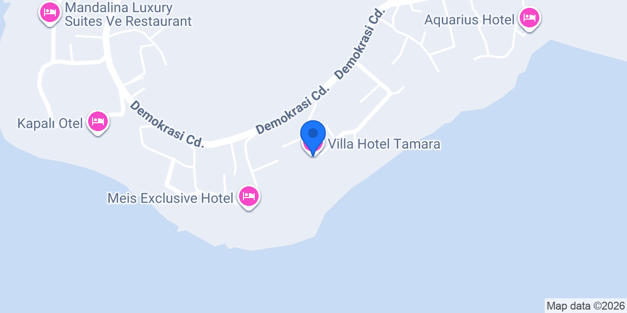 Villa Hotel Tamara konumu