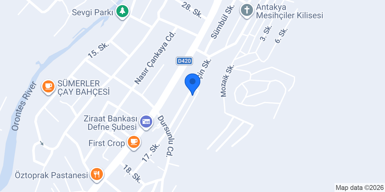 Hatay Çocuk Üniversitesi konumu
