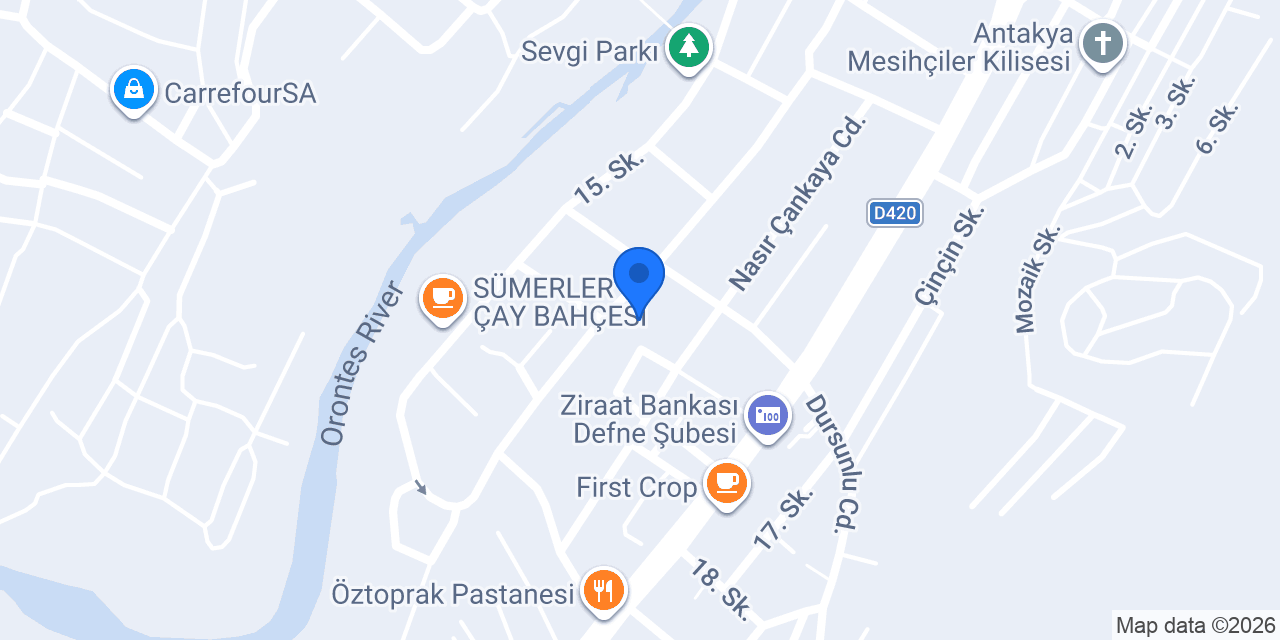 Sümerler Hookah Havuzlu Cafe & Restoran konumu