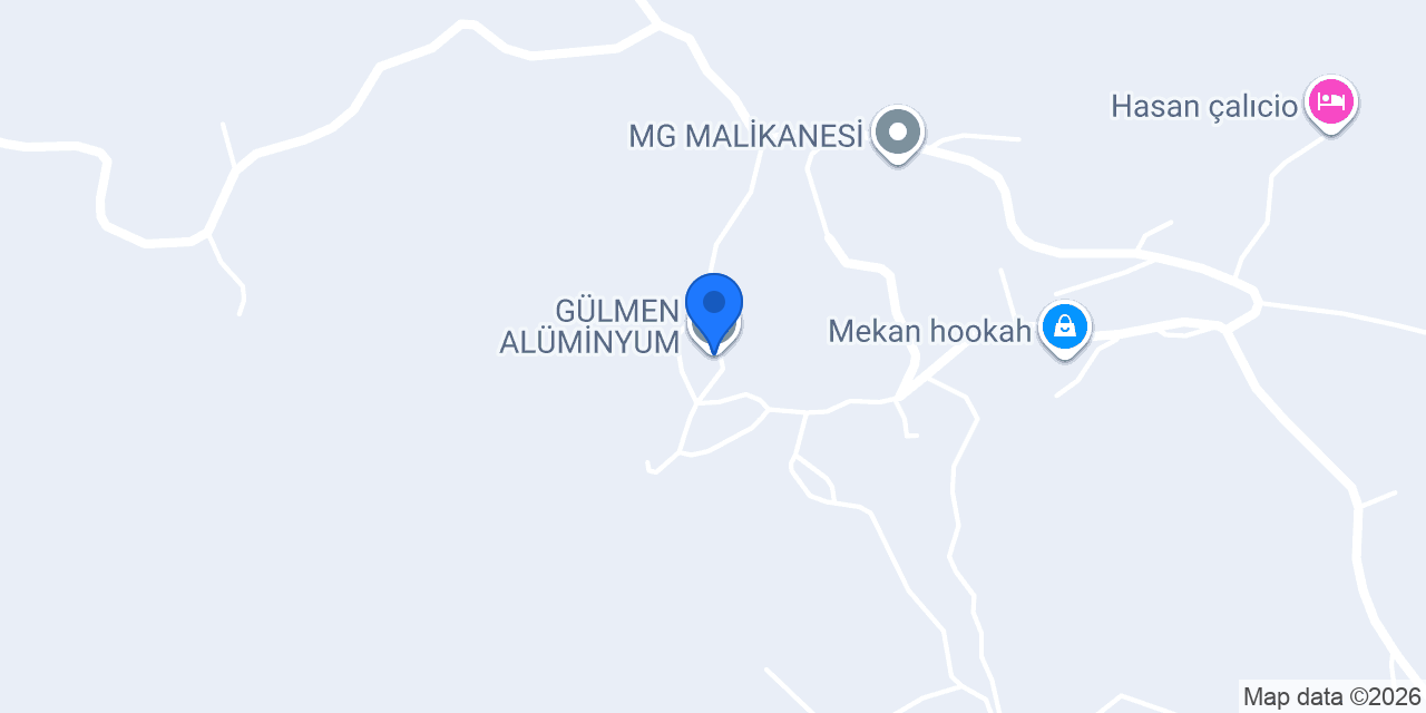 GÜLMEN ALÜMİNYUM konumu