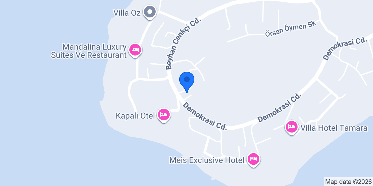 Jackey Butik Otel konumu