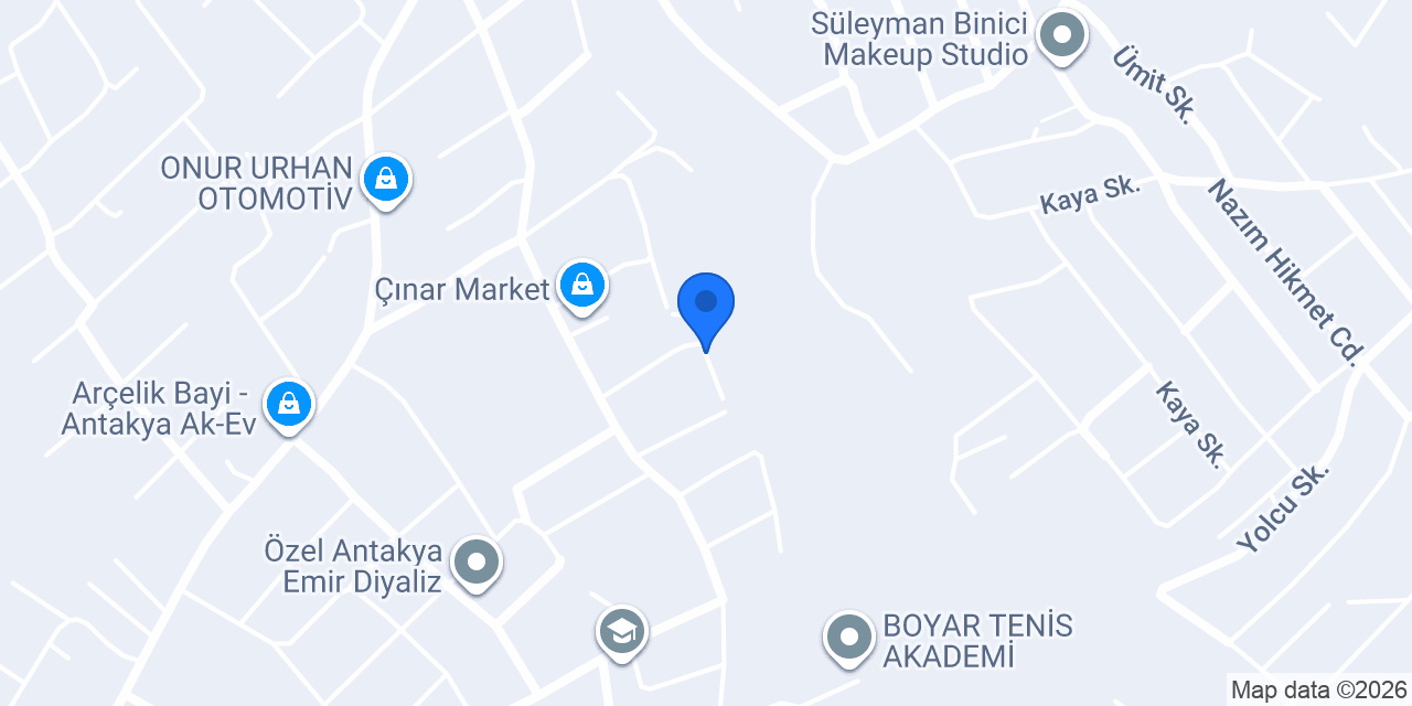 HATAY TOPLUM GÖNÜLLÜLERİ İNSANİ YARDIM DERNEĞİ konumu