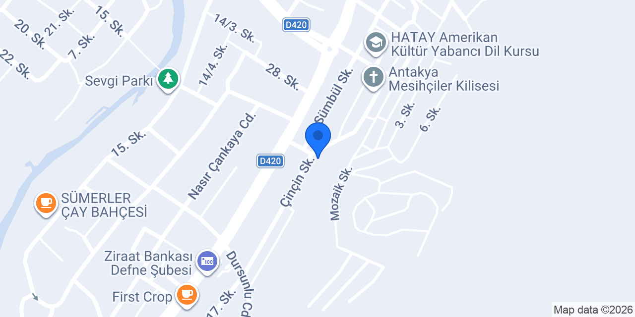 Yemen Kahvesi Antakya konumu
