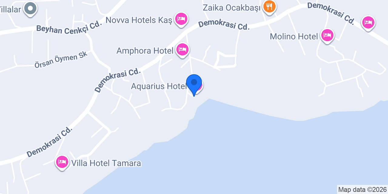Aquarius Restaurant & Beach konumu