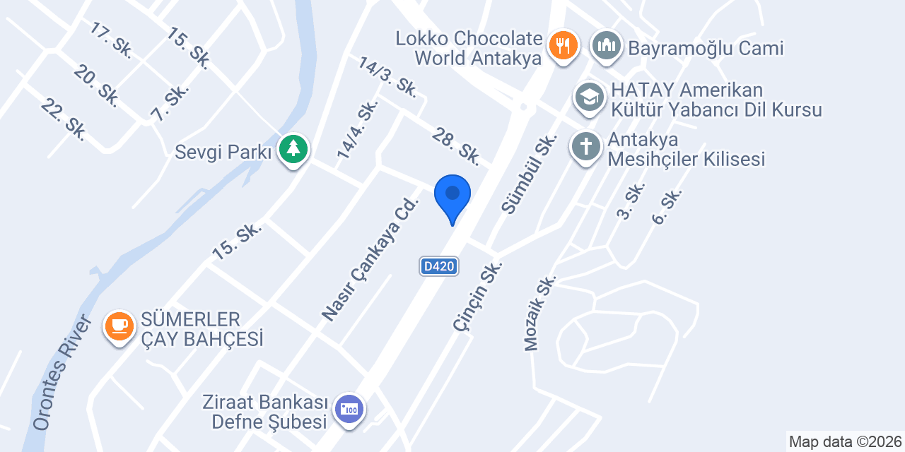 Mualla Tatlı Krallığı Antakya konumu