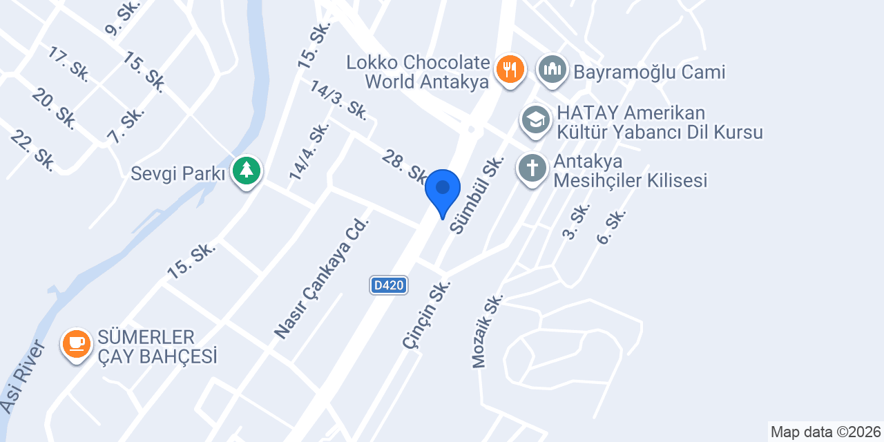 Hatay Köy Evi konumu