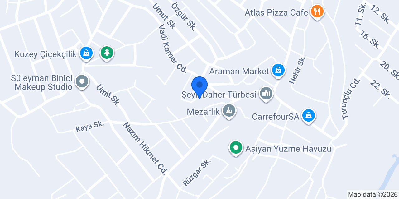 Erdal Vakumlu ve Dilimlenmiş Patates konumu