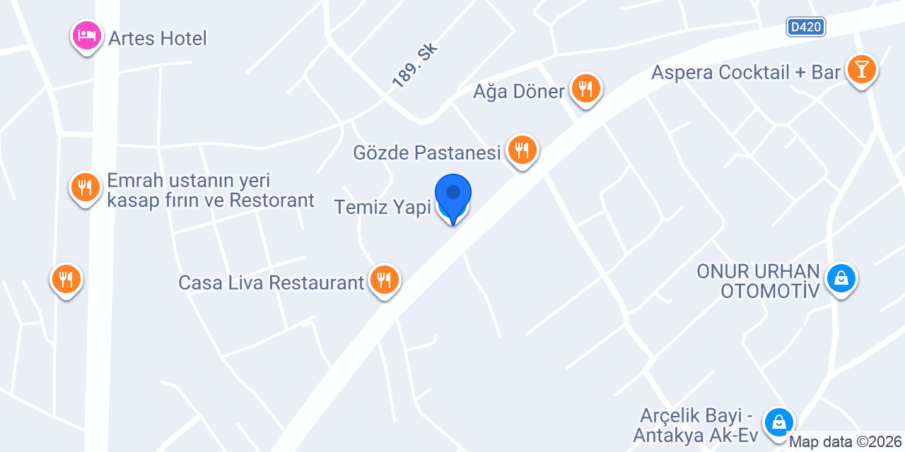 Temiz Yapi konumu