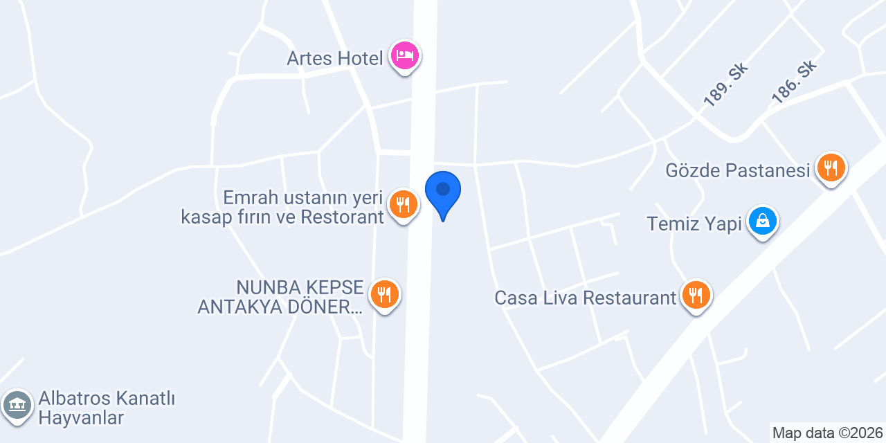 Zafer Auto Hatay konumu