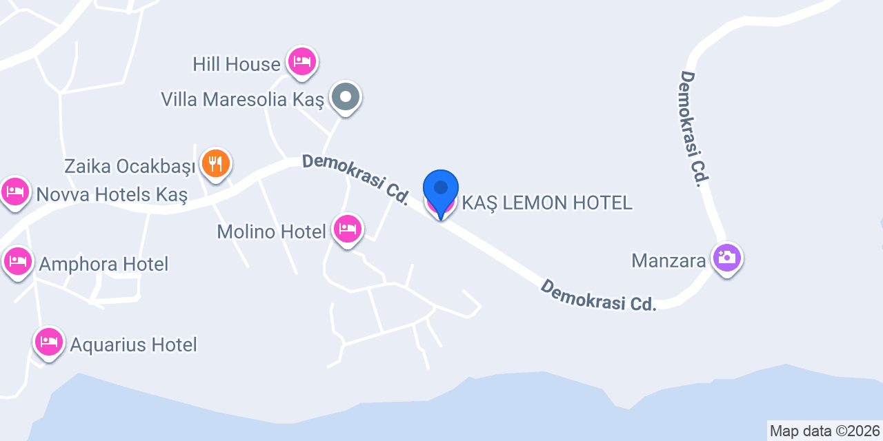 KAŞ LEMON HOTEL konumu