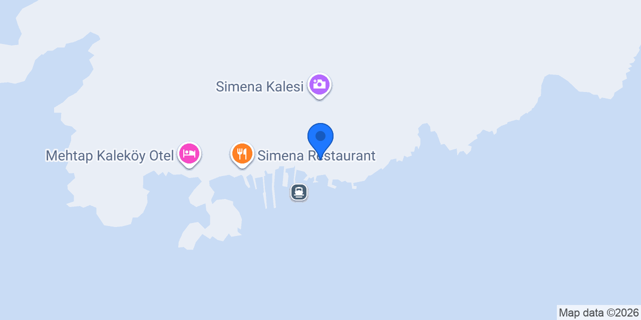 Neşeli Cafe Kekova konumu