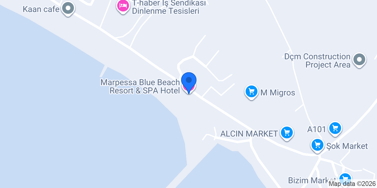 Marpessa Blue Beach Resort & SPA Hotel konumu