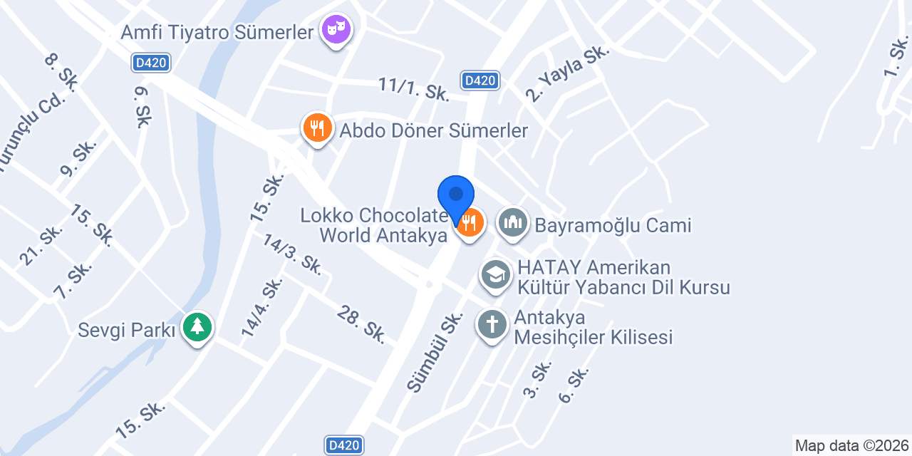 Harbiye Meze Sümerler konumu
